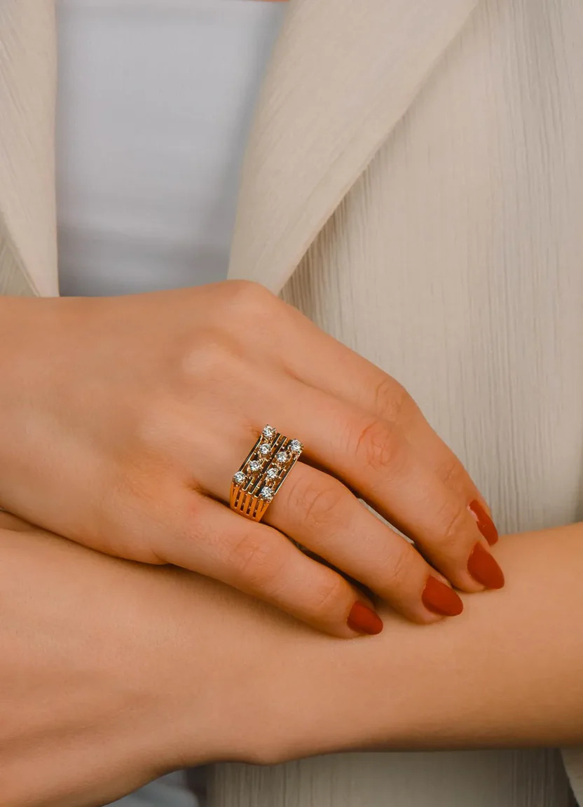 Lab Diamond Ring