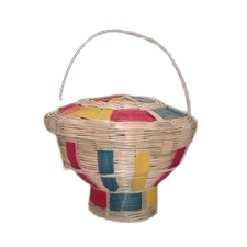 Bamboo Basket- With Handle